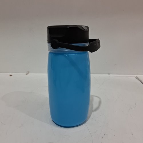 SOLAR LIGHT WATER BOTTLE, AND PHONE CHARGER - 23OZ - BLEU/BLACK image 3