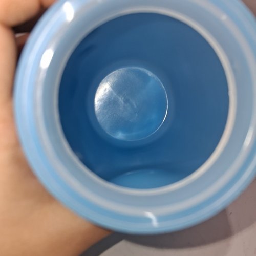 SOLAR LIGHT WATER BOTTLE, AND PHONE CHARGER - 23OZ - BLEU/BLACK image 5