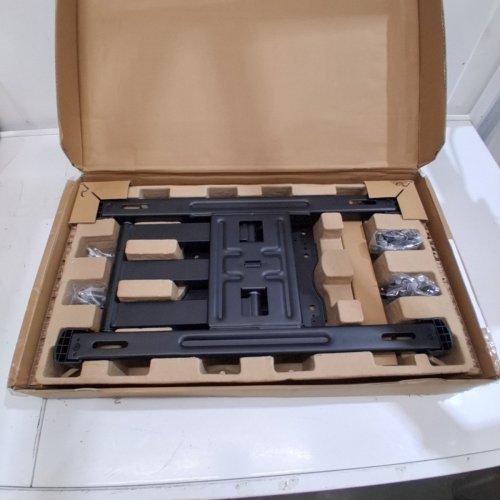 AMAZON BASICS FULL MOTION TV WALL MOUNT WITH HORIZONTAL POST INSTALLATION LEVELING - FOR 32" TO 86" TVS - BLACK (MODEL: AM60A) image 2