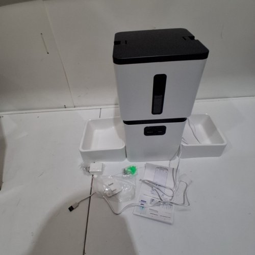 YAKRY DUAL-TRAY AUTOMATIC PET FEEDER WITH CAMERA - 2HD - 8L - WHITE (MODEL: C8) image 4
