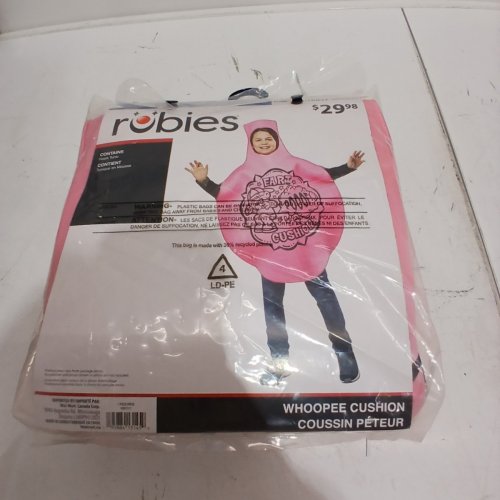 BOYS RUBIES WHOOPEE CUSHION COSTUME - OSFM - PINK (STYLE: F76332) image 2
