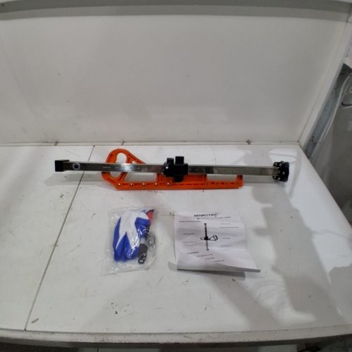 NOVASTRY FOLDABLE DRYWALL CUTTING TOOL WITH DUAL BEARING SYSTEM FOR 1/4"–5/8" BOARDS - 24'' - ORANGE/BLACK image 2