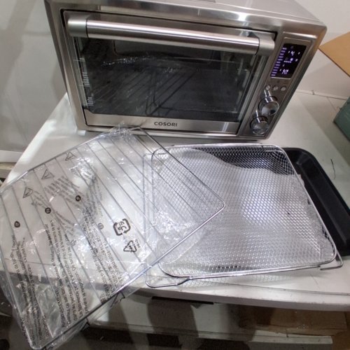 COSORI XL 12-IN-1 DIGITAL AIR FRYER/CONVECTION TOASTER OVEN - 32QT CAPACITY - STAINLESS STEEL (MODEL: C0130-A0) image 3