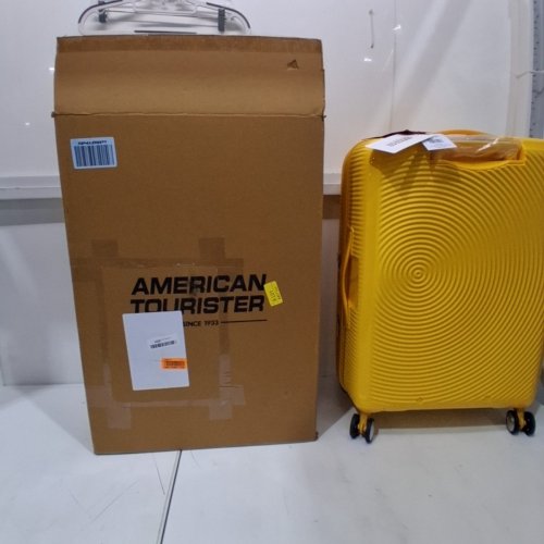 AMERICAN TOURISTER CURIO SPINNER CARRY ON LUGGAGE/SUITCASE WITH TSA LOCKS - 26.3" X 18.4" X 10.8" - GOLDEN YELLOW - (MODEL:143103-1371) image 7