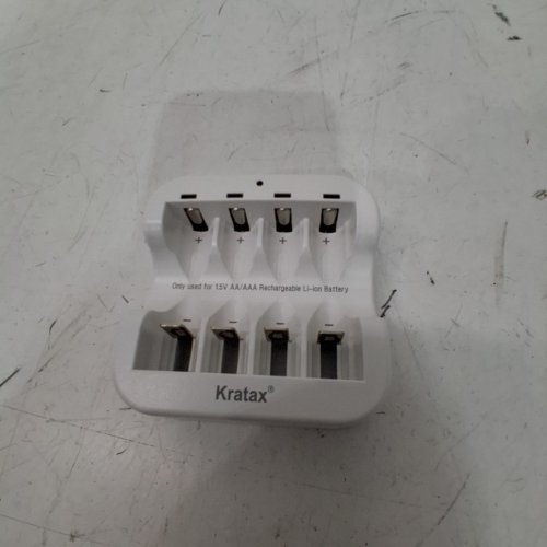 KRATAX RECHARGEABLE AA BATTERIES WITH 8 BATTERIES - 1.5V - WHITE image 2