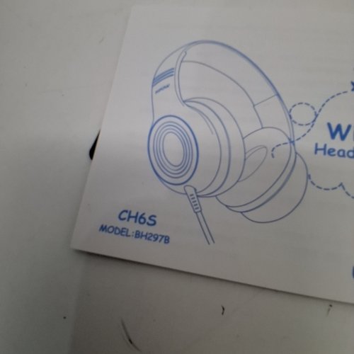 KIDS MPOW CH6S WIRED HEADPHONES - 3.5MM AUX - PINK/WHITE (MODEL: BH297B) image 2