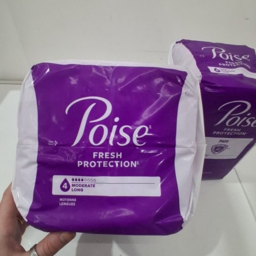 108PK POISE FRESH PROTECTION POSTPARTUM INCONTINENCE PADS - MODERATE REGULAR image 2