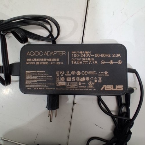 ASUS AC/DC POWER ADAPTER - 19.5 V - BLACK (MODEL: A17-150P1A) image 4