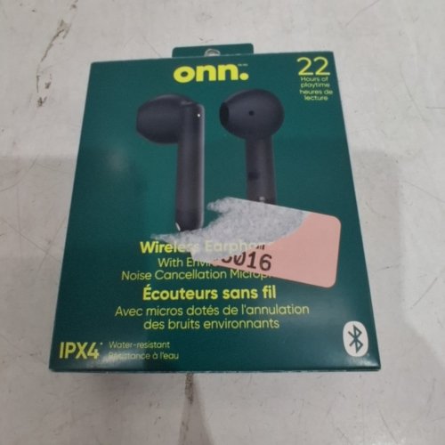 ONN WIRELESS IN-EAR EARPHONES WITH ENVIRONMENTAL NOISE CANCELLATION - 22 HOUR CHARGE - DARK GREY image 4