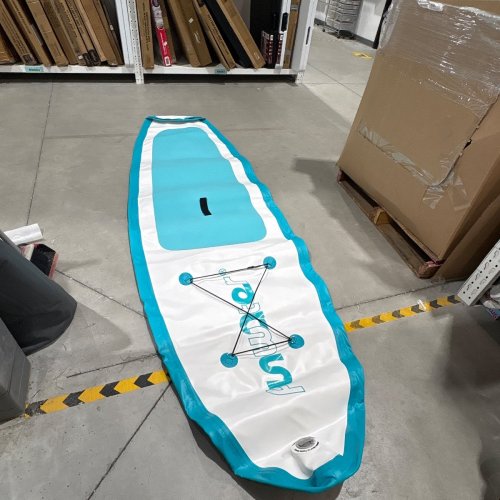 FUNWATER INFLATABLE STAND UP PADDLE BOARD WITH BEGINNERS SUP ACCESSORIES - 11FT6" X 33" X 6" - SKY BLUE (MODEL: SUPJH01) image 2
