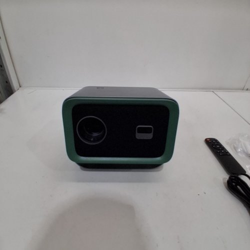 DR.J PROFESSIONAL 1080P FHD PROJECTOR WITH WIFI AND BLUETOOTH - 4K INPUT SUPPORT - GREY/GREEN (MODEL: AK-38) image 8