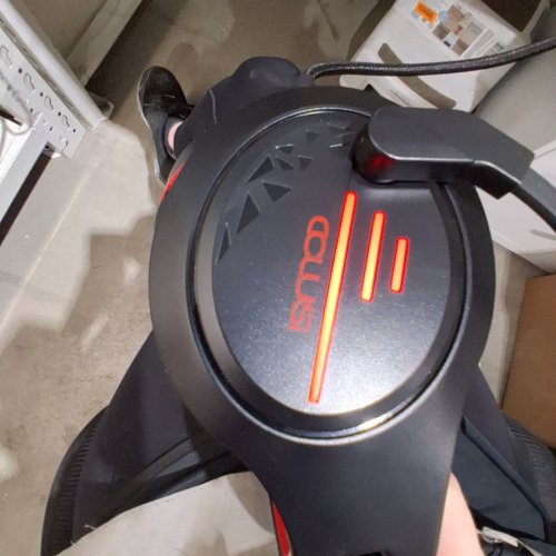 COLUSI PRO+ WIRED GAMING HEADPHONES WITH MICROPHONE - BLACK/RED (MODEL: CLS100) image 2