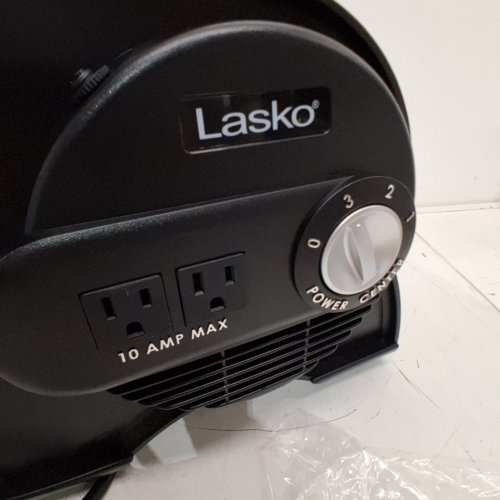 LASKO HIGH VELOCITY LIGHTWEIGHT PRO PIVOTING UTILITY FAN - BLACK (MODEL: U12104C) image 3