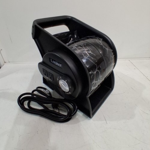 LASKO HIGH VELOCITY LIGHTWEIGHT PRO PIVOTING UTILITY FAN - BLACK (MODEL: U12104C) image 4