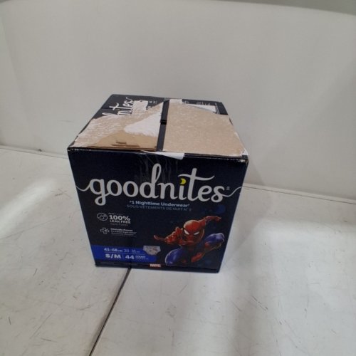 44PK GOODNITES BOYS' DISPOSABLE NIGHTTIME UNDERWEAR - S/M - SPIDERMAN image 2