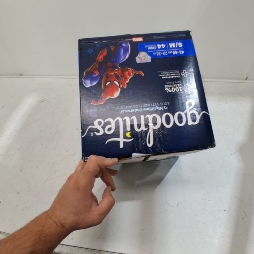 44PK GOODNITES BOYS' DISPOSABLE NIGHTTIME UNDERWEAR - S/M - SPIDERMAN image 3