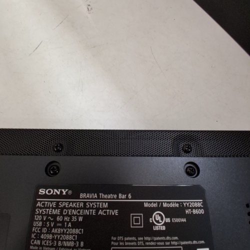 SONY BRAVIA BAR 6 3.1.2CH HOME THEATRE SOUNDBAR WITH WIRELESS SUBWOOFER | DUAL UP-FIRING SPEAKERS | DOLBY ATMOS & DTS:X | 1000W - BLACK - (MODEL:HT-B600) image 12