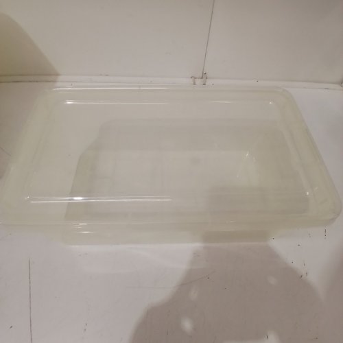 8PK IRIS USA PLASTIC STORAGE CONTAINER BINS WITH LIDS - 5.6L - CLEAR / YELLOW (MODEL: CNL-5) image 4