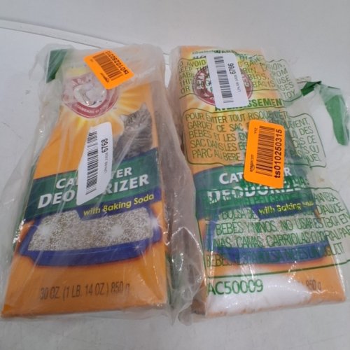 2 ARM & HAMMER CAT LITTER DEODORIZERS WITH BAKING SODA - 850G/EACH image 4