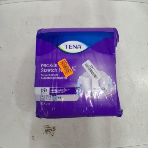 12PK TENA UNISEX PROSKIN OVERNIGHT STRETCH BRIEFS - LG/XL image 2