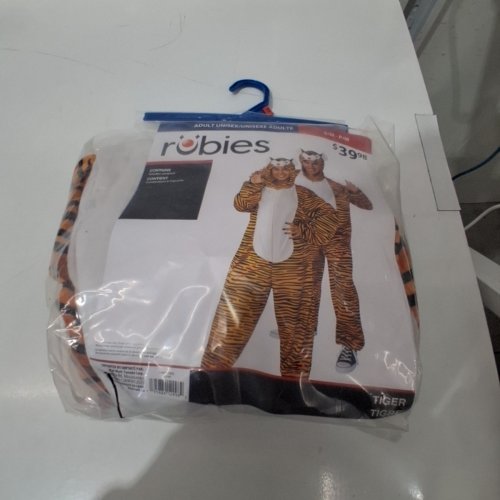 UNISEX RUBIES TIGER ONESIE COSTUME - SMALL - ORANGE/BLACK (STYLE: 702799) image 2