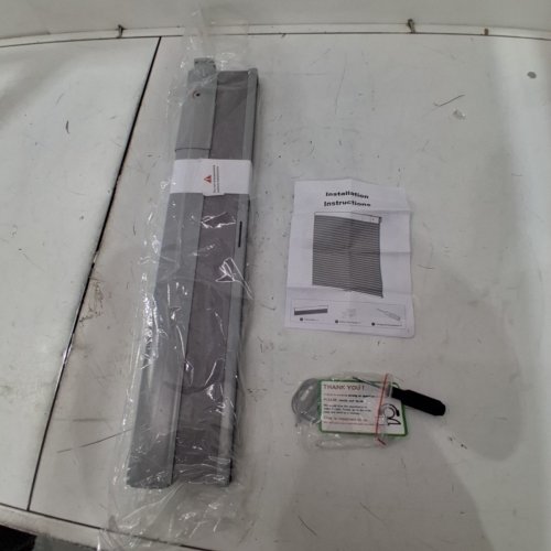 TONATURE NO DRILL CELLULAR SHADES FOR INDOOR WINDOWS - 22" X 80" - GREY/WHITE image 2