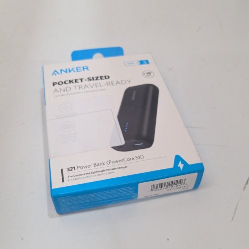 ANKER 321 POWER BANK, POCKET-SIZED & TRAVEL READY POWERCORE 5K PORTABLE CHARGER - BLACK (MODEL: A1112H11-1) image 3