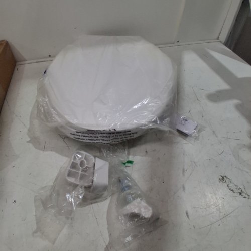 CENTOCO ELONGATED CLOSED FRONT WITH COVER RAISED PLASTIC TOILET SEAT - 2" LIFT - WHITE (MODEL: DSHL800STS-001) image 2