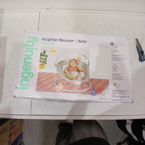 INGENUITY INLIGHTEN BABY BOUNCER - 0M-6M - NATE image 2
