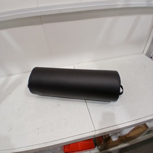 FORPRO PROFESSIONAL JUMBO FULL ROUND BOLSTER PILLOW FOR MASSAGE AND YOGA - 9” X 26” - BLACK image 2