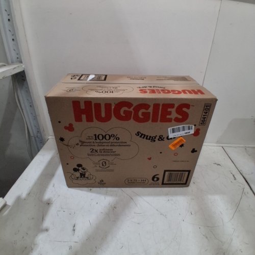144PK HUGGIES SNUG AND DRY BABY DIAPERS - SIZE 6 - MICKEY MOUSE(MODEL: 56414) image 2