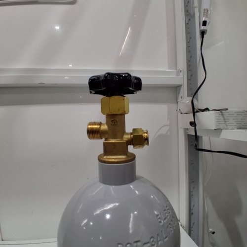 C02 AIR TANK DOT APPROVED CYLINDER FOR DRAFT BEER DISPENSING & SODA MAKER - 10LBS - GREY image 3