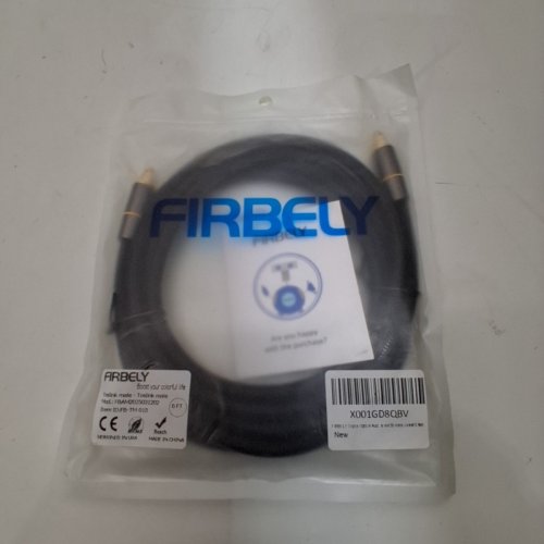 FIRBELY OPTICAL AUDIO DIGITAL TOSLINK CABLE - 6FT image 2