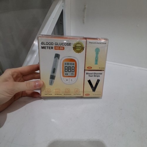 DIABETES BLOOD GLUCOSE MONITOR KIT - WHITE/ORANGE (MODEL: KE-B6) image 2