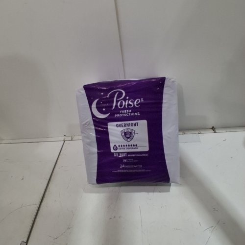 24PK POISE OVERNIGHT INCONTINENCE PADS WITH 75" WIDER BACK FOR EXTRA COVERAGE - ULTIMATE ABSORBANCY image 2