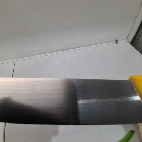 ZWILLING J.A. HENCKELS PROFESSIONAL GRADE BUTCHER KNIFE - 8" - STAINLESS STEEL/ YELLOW (MODEL: 323107-200) image 2