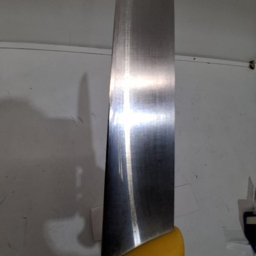 ZWILLING J.A. HENCKELS PROFESSIONAL GRADE BUTCHER KNIFE - 8" - STAINLESS STEEL/ YELLOW (MODEL: 323107-200) image 4