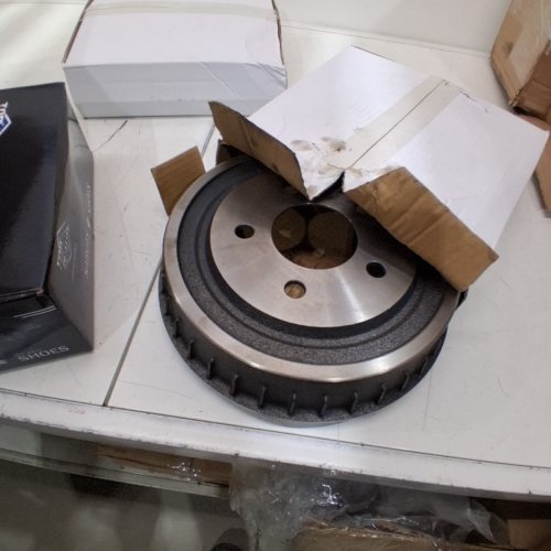 6PC CMX REAR BRAKE DRUM KIT WITH SHOES AND SPRINGS - FITS SELECT MAZDA/FORD MODELS - (MODEL: 8-9651/NB-704B) image 4