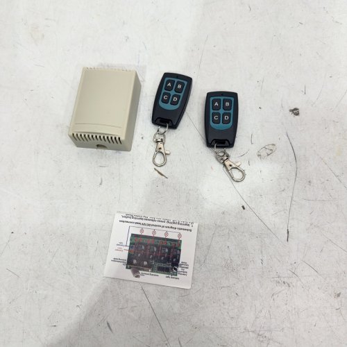 3PC WIRELESS 4 CHANNEL REMOTE RELAT RECIEVER MODULE FOR LIGHTING, ELECTRIC DOORS & LIFTING EQUIPMENT - 433MHZ image 2