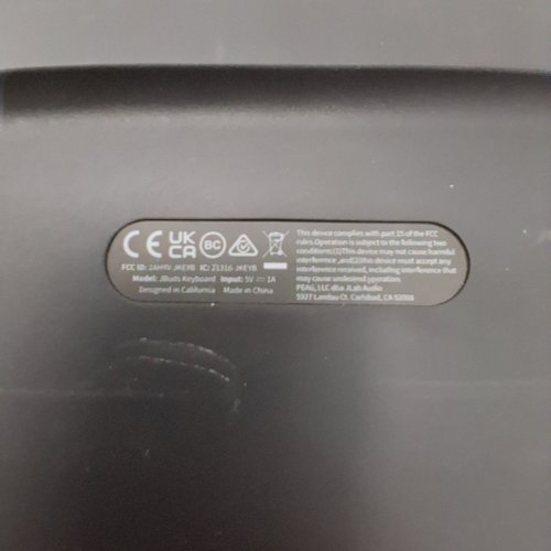 JLAB WIRELESS JBUDS KEYBOARD - BLACK image 4