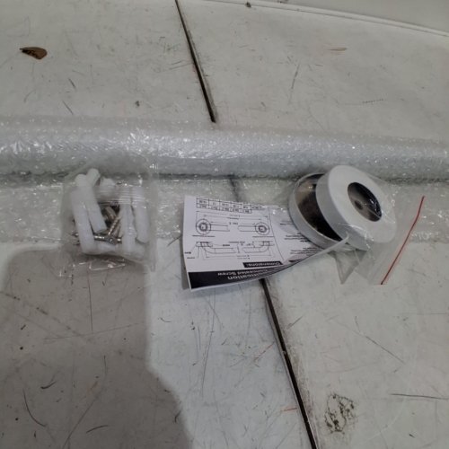 BATHROOM SHOWER SAFETY GRAB BAR - 24" - GLACIER WHITE image 4
