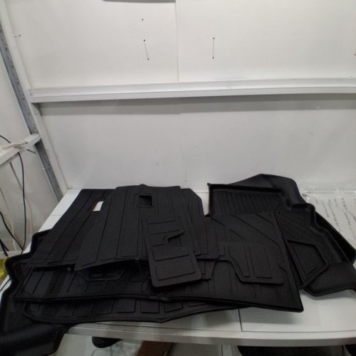 7PC WAYIDSS ALL WEATHER FLOOR MATS SET FOR FORD ESCAPE/C-MAX (2013-2019) - ANTI-SLIP CAR FLOOR LINERS - BLACK image 3