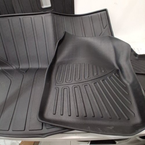 7PC WAYIDSS ALL WEATHER FLOOR MATS SET FOR FORD ESCAPE/C-MAX (2013-2019) - ANTI-SLIP CAR FLOOR LINERS - BLACK image 5