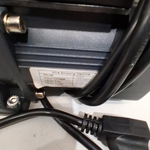 CREWORKS ELECTRIC WIRE STRIPPING MACHINE - 0.06"-0.9" - 40W - BLACK (MODEL: N020) image 3