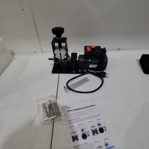 CREWORKS ELECTRIC WIRE STRIPPING MACHINE - 0.06"-0.9" - 40W - BLACK (MODEL: N020) image 4