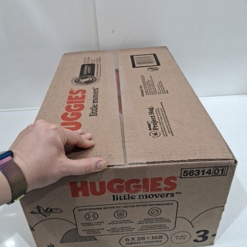168PK HUGGIES LITTLE MOVERS DISNEY BABY DIAPERS - SIZE 3 (18-28LBS) image 3