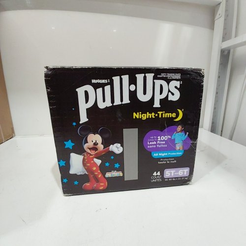 44PK DISNEY MICKEY MOUSE HUGGIES NIGHT TIME PULL-UPS - SIZE 5T-6T (46LB-60LB) image 2