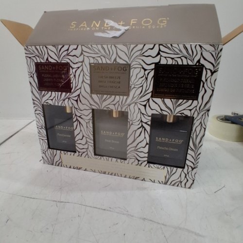3PC SAND + FOG REED DIFFUSERS- FLORAL JASMINE / FRESH BREEZE / PISTACHIO DREAM - 6OZ/EACH image 2