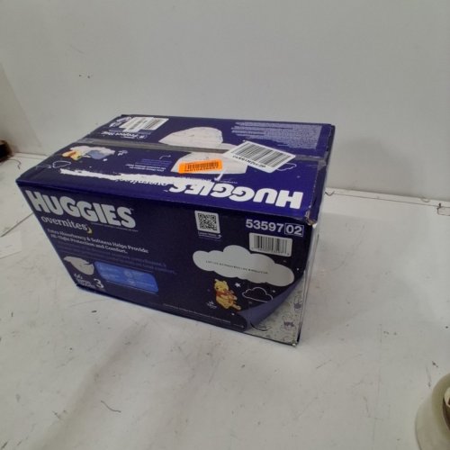 66PK HUGGIES OVERNITES NIGHT TIME DISPOSABLE DIAPERS - SIZE 3 image 2