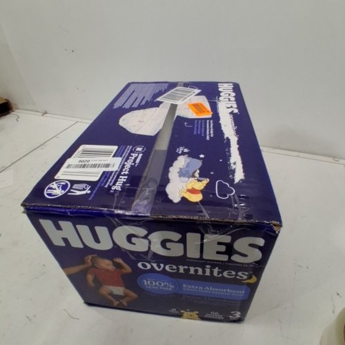 66PK HUGGIES OVERNITES NIGHT TIME DISPOSABLE DIAPERS - SIZE 3 image 3